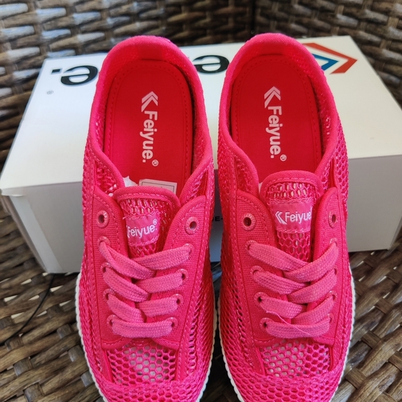 Feiyue Fuchsia Box Fe Lo Mesh New In Sneakers size 6 - Picture 8 of 9